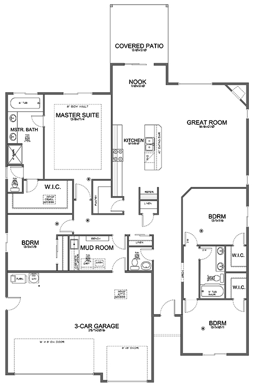 Winston Estates Plan 2242 floor plan