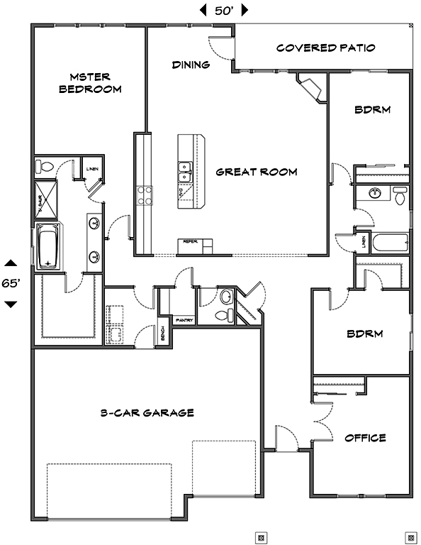 Winston Estates Plan 2306 floor plan