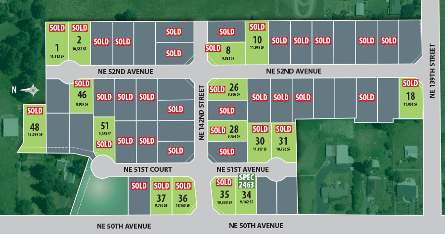 The Heights at Pleasant Valley plat map - New energy efficient homes by Glavin Homes
