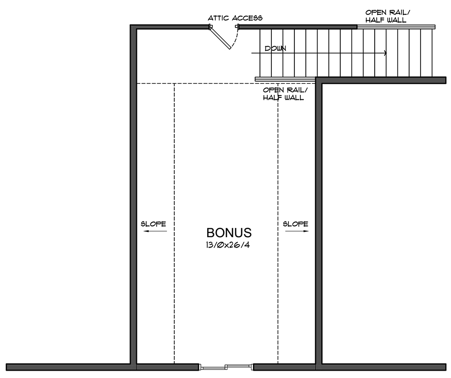 Winston Estates plan 2400 floor plan bonus