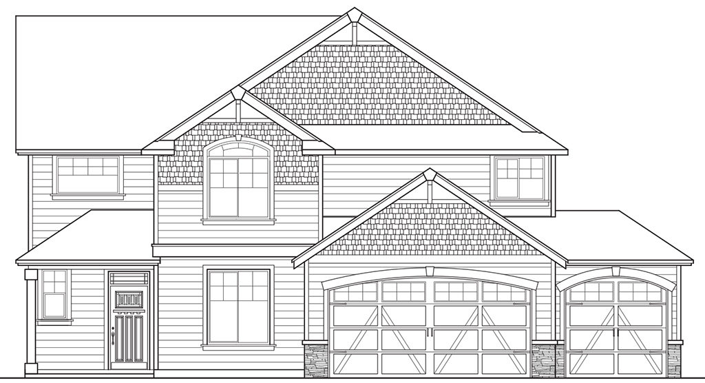 Winston Estates Plan 2408 rendering