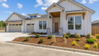 Exterior of home with 3 car garage built by Glavin Homes
